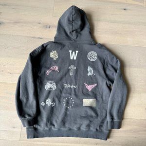 Darc Sport SSDDNGFU Pigment Wolf Gray Men's Hoodie 12/1000 sz LG